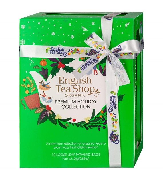Zestaw herbat świątecznych piramidki Holiday GREEN (12x2) BIO 24 g BN