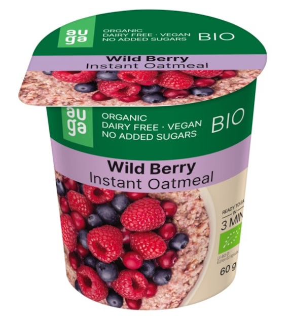 Owsianka z owocami leśnymi pełnoziarnista BIO 60 g