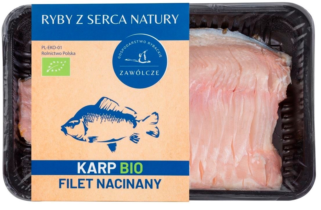 Karp filet nacinany-świeży BIO (500 g) kg