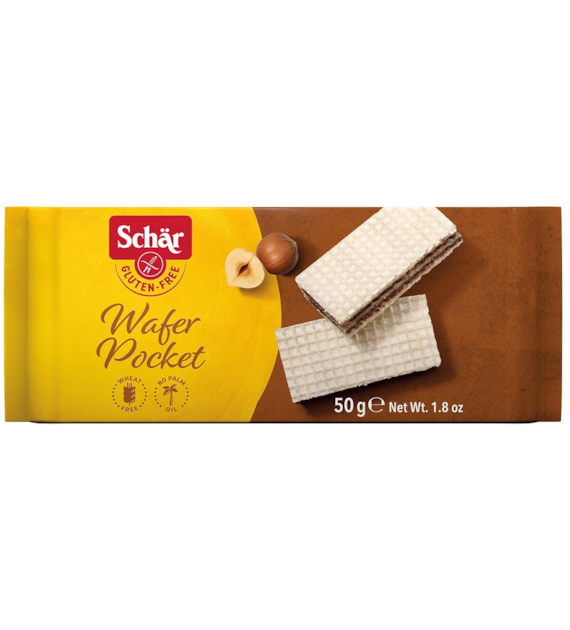 Wafer pocket - wafelki orzechowe BEZGL. 50 g