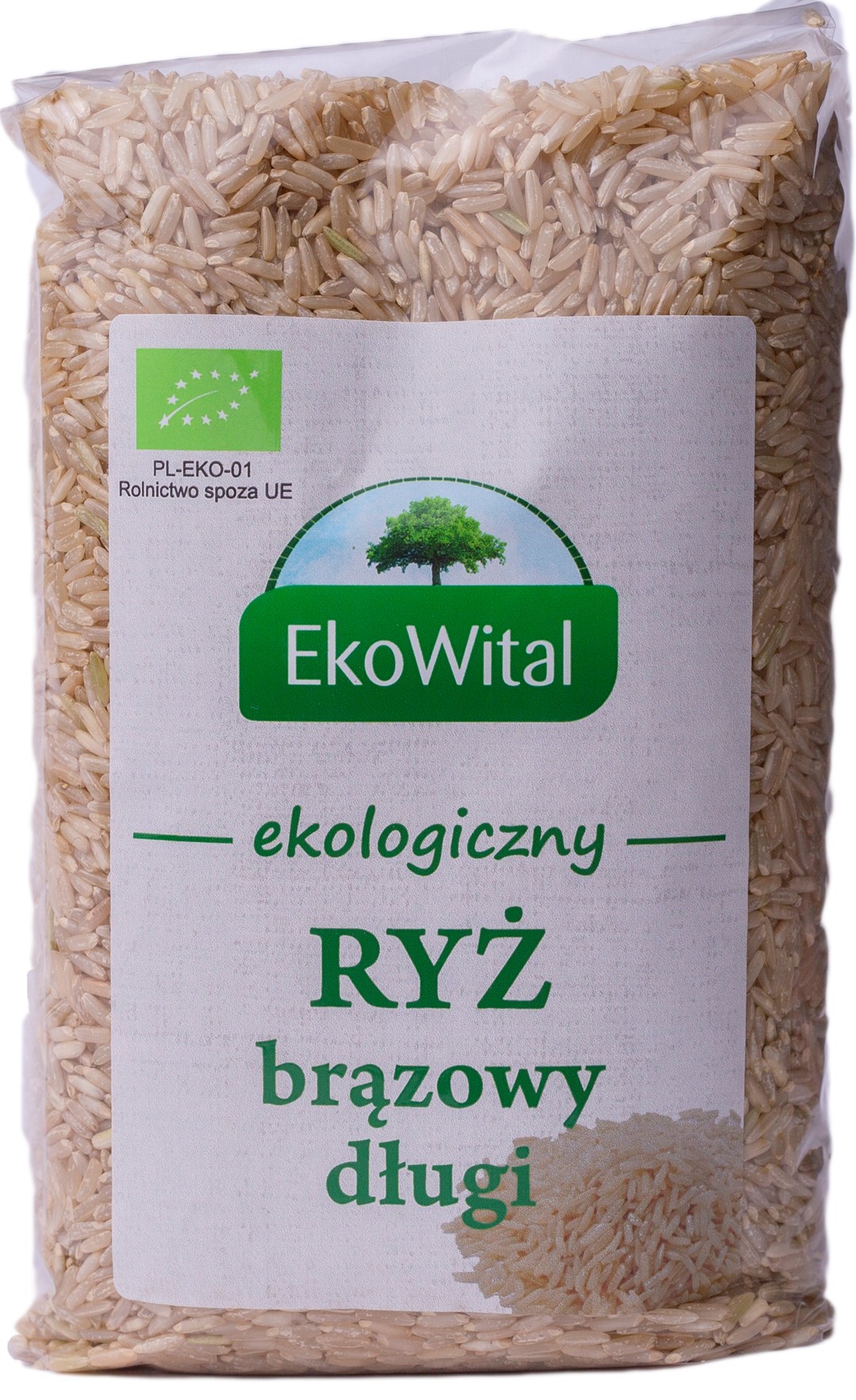 Ryż brązowy długoziarnisty BIO 1 kg