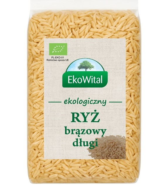 Ryż brązowy długoziarnisty BIO 1 kg