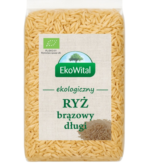 Ryż brązowy długoziarnisty BIO 1 kg