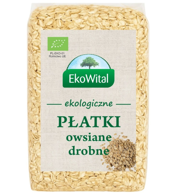 Płatki owsiane drobne BIO 600 g