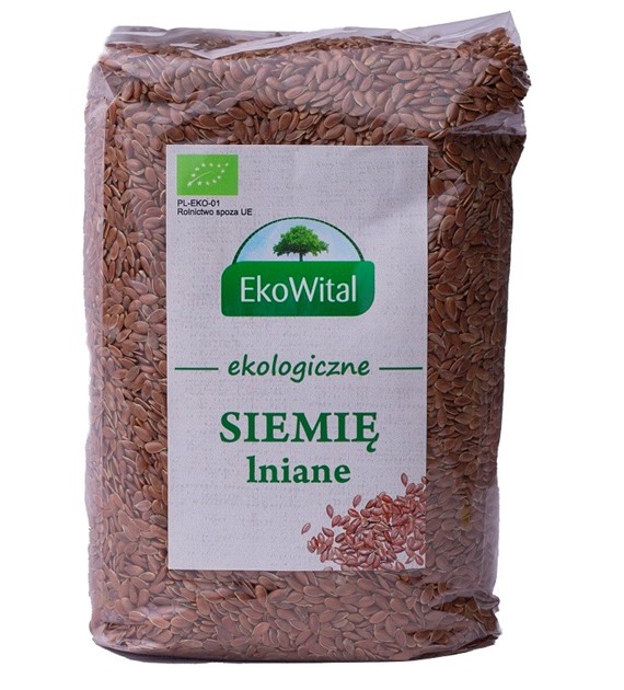 Len brązowy (Siemię lniane) BIO 500 g