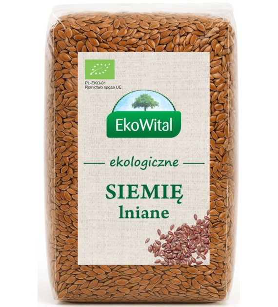Len brązowy (Siemię lniane) BIO 500 g
