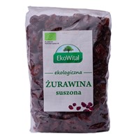 Żurawina suszona (słodzona cukrem trzcinowym) BIO 500 g