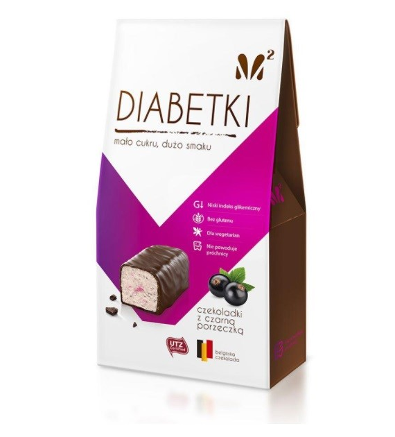 Czekoladki czarna porzeczka  B/C 100 g