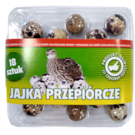Jaja przepiórcze 18 szt.