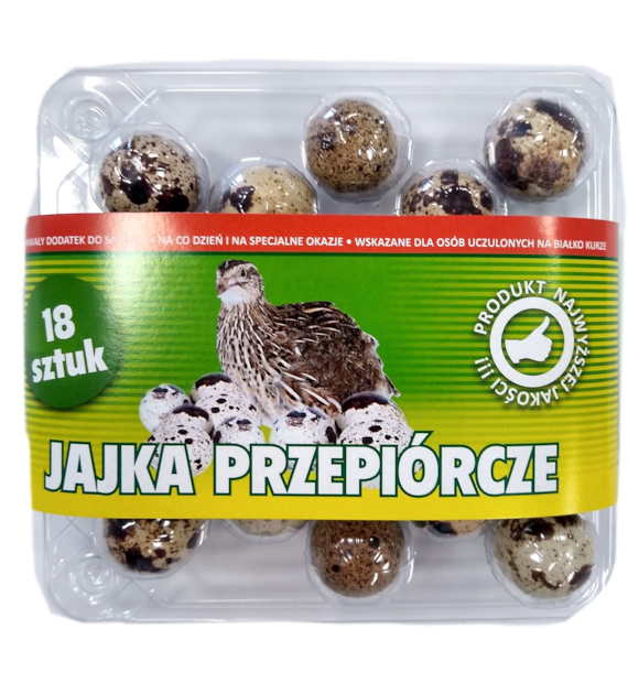 Jaja przepiórcze 18 szt.