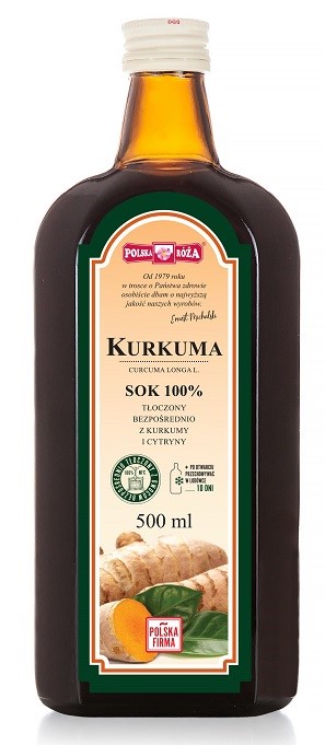 Sok z kurkumy B/C 500 ml