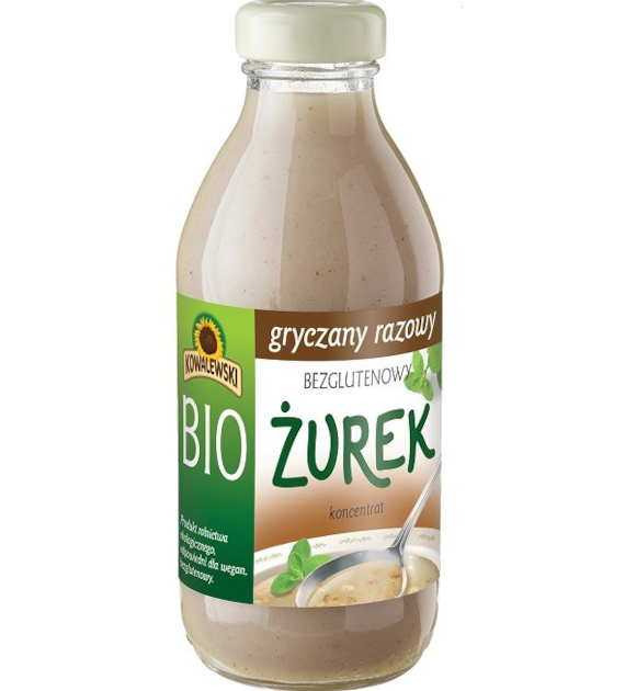 Żurek gryczany razowy koncentrat BEZGL BIO 320 ml