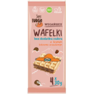 Wafelki z kremem kakaowo-orzechowym B/C BIO 120 g
