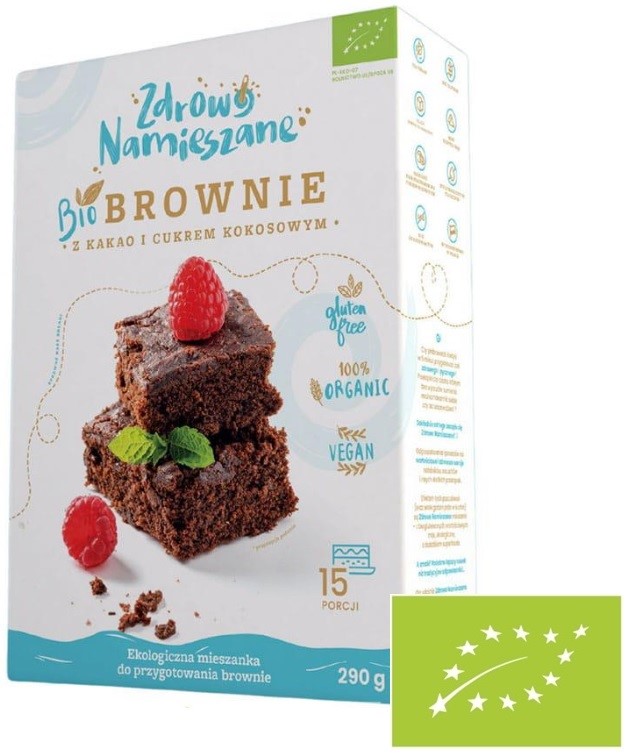 Mieszanka do wypieku brownie z kakao i cukrem kokosowym 290 g