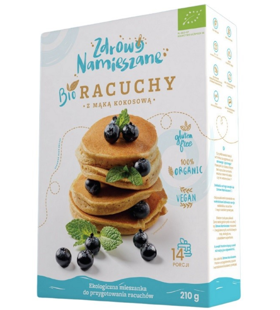 Mieszanka do wyrobu racuchów z mąką kokosową BIO 210 g