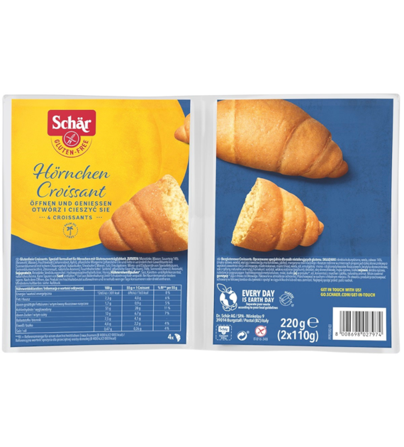 Croissant 4 szt. BEZGL. 220 g