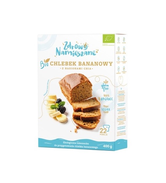 Mieszanka do wypieku chlebka  bananowego  z Chia 400 g