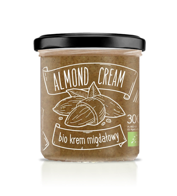 Krem z migdałów naturalnych BIO 300 g