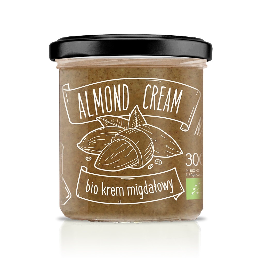 Krem z migdałów naturalnych BIO 300 g