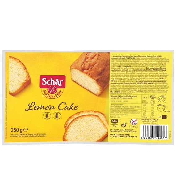 Lemon cake- ciasto cytrynowe BEZGL. 250 g