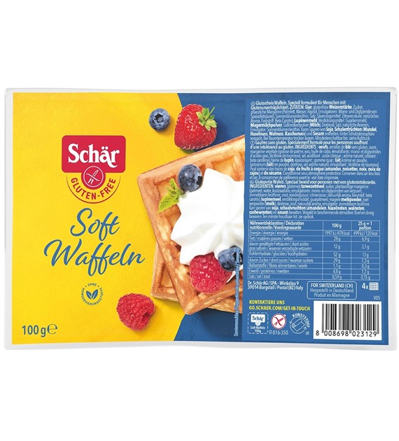 Soft waffeln- gofry BEZGL. 100 g