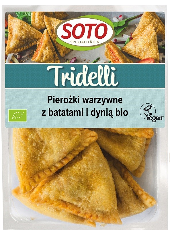 Tridelli wegańskie  pierożki warzywne z batatami i dynią BIO 180 g