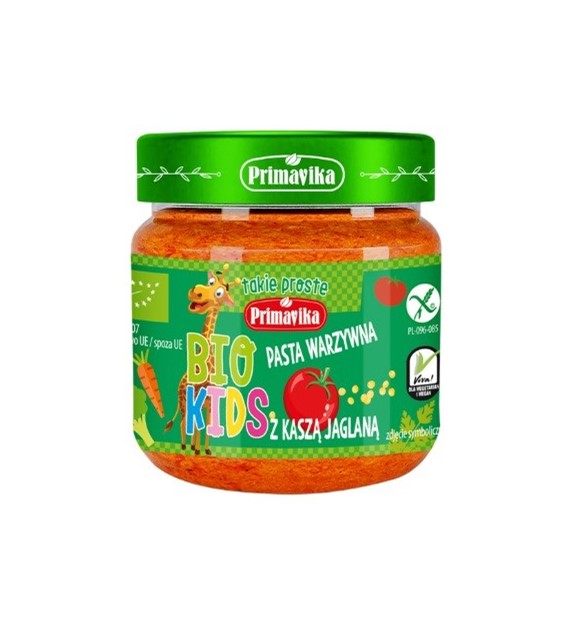 Pasta warzywna z kaszą jaglaną BIO KIDS 160 g