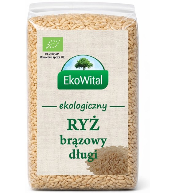 Ryż brązowy długoziarnisty BIO 500 g