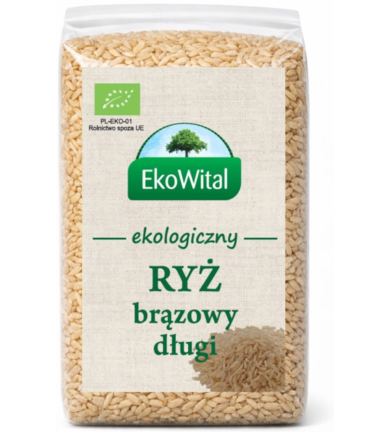 Ryż brązowy długoziarnisty BIO 500 g