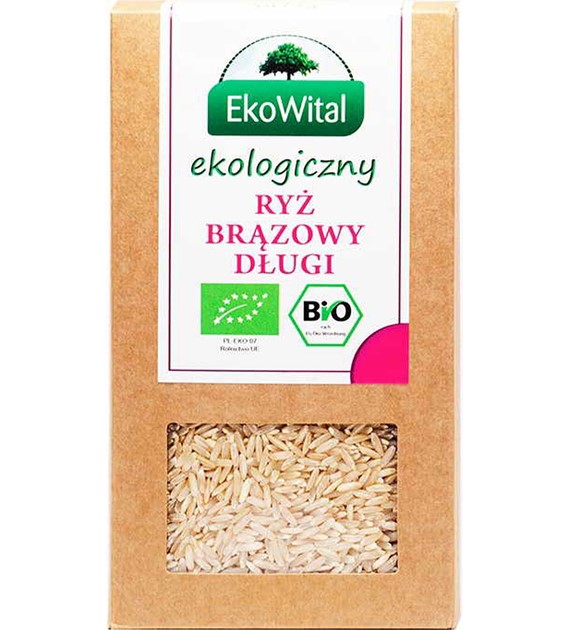 Ryż brązowy długoziarnisty BIO 500 g