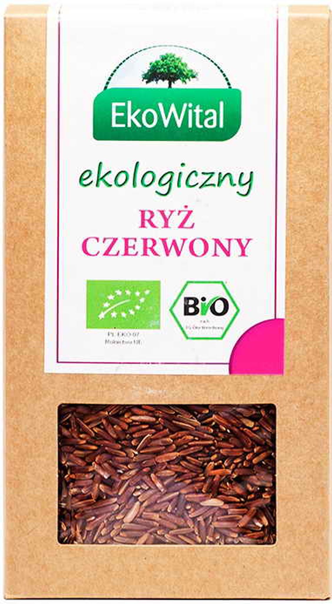 Ryż czerwony pełnoziarnisty BIO 500 g