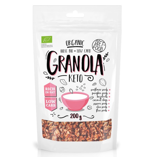 Keto granola BIO 200 g