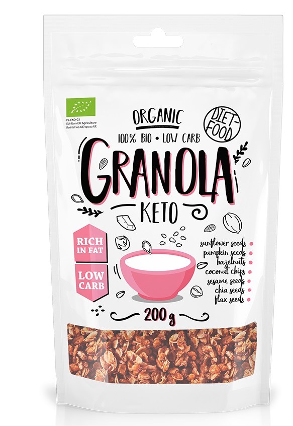 Keto granola BIO 200 g