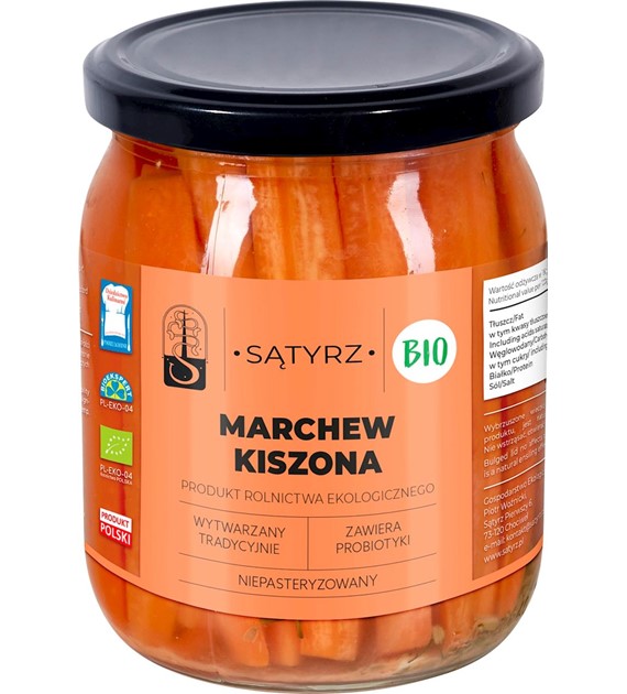 Marchew kiszona BIO 500 ml