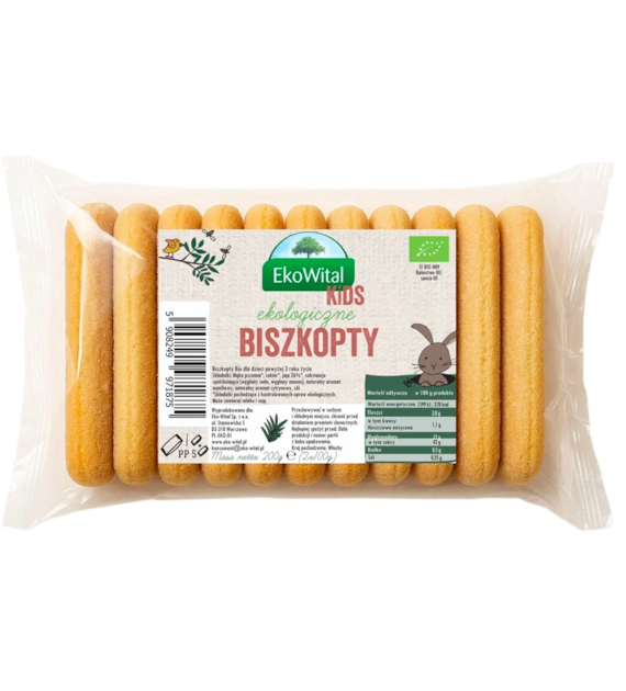 Biszkopty dla dzieci BIO 200 g