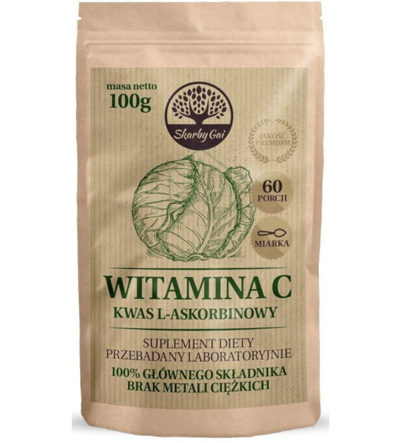 Witamina C z kapusty kwas L-askorbinowy 100g