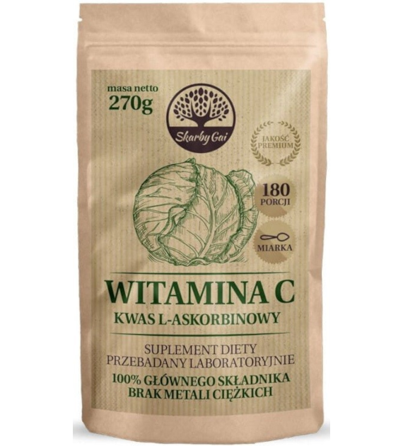 Witamina C z kapusty kwas L-askorbinowy 270 g