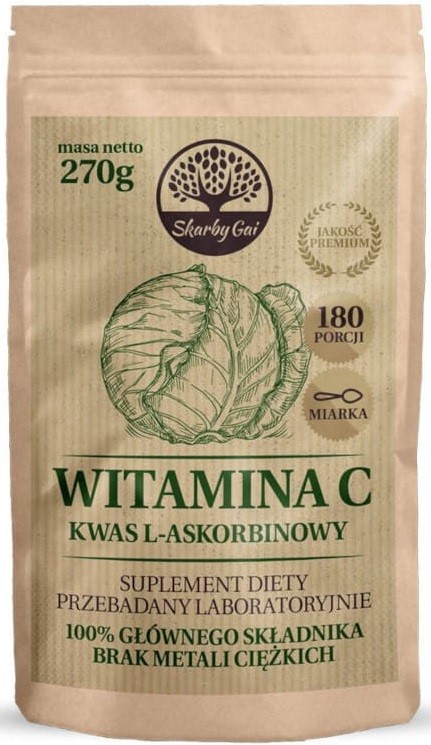 Witamina C z kapusty kwas L-askorbinowy 270 g