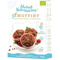 Mieszanka do wypieku muffinków z kroplami gorzkiej czekolady BIO 300 g