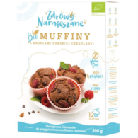 Mieszanka do wypieku muffinków z kroplami gorzkiej czekolady BIO 300 g