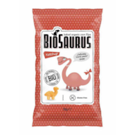 Chrupki kukurydziane Dinozaury o smaku ketchupowym BEZGL. BIO 50 g