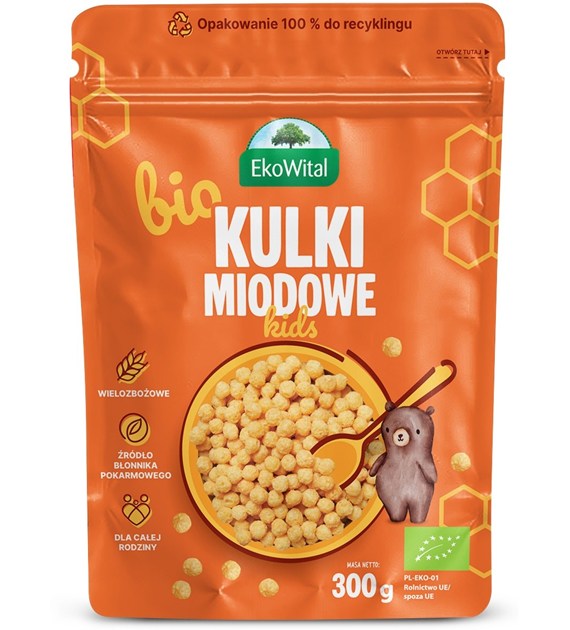 Kulki miodowe BIO 300 g