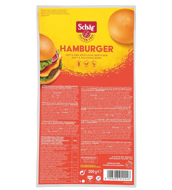 Hamburger- bułki do hamburgerów BEZGL. 300 g