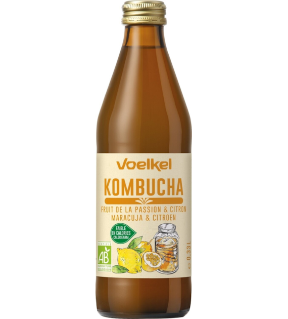 Kombucha marakuja-cytryna BIO 330 ml