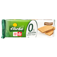 Wafelki nadziewane kakaowe bez dodatku cukru 150g