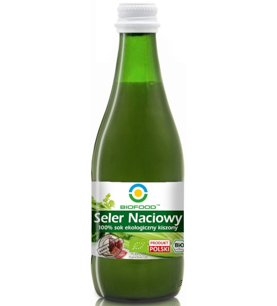 Sok z selera naciowego 100%  kiszony BIO 300 ml