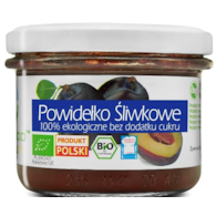 Powidełko Śliwkowe 100%  bez dodatku cukru BIO 180 g