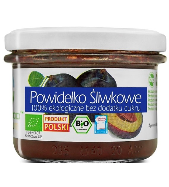 Powidełko Śliwkowe 100%  bez dodatku cukru BIO 180 g