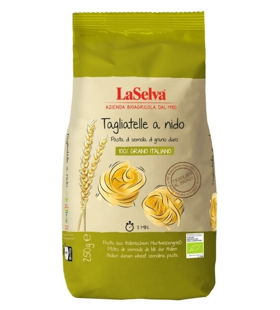Makaron tagliatelle z pszenicy durum BIO 250 g