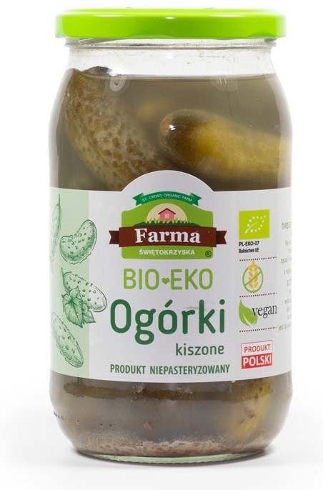 Ogórki kiszone BIO 700g/ 1100 g